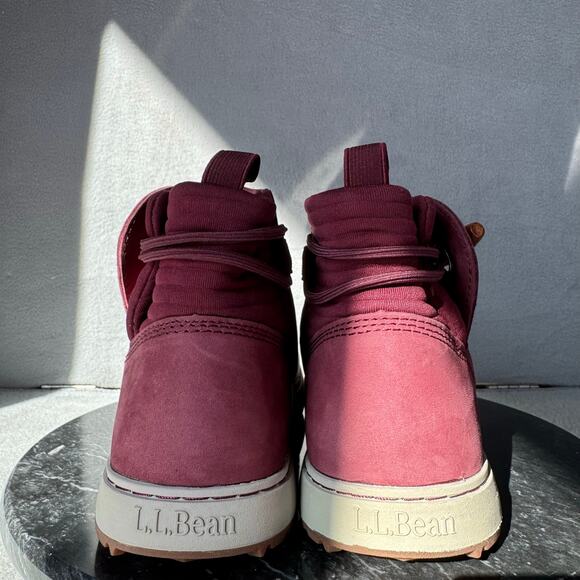 L.L.Bean Mountainside Toggle
Boots Red Nubuck Leather Women’s Size 7 US - Picture 4 of 8